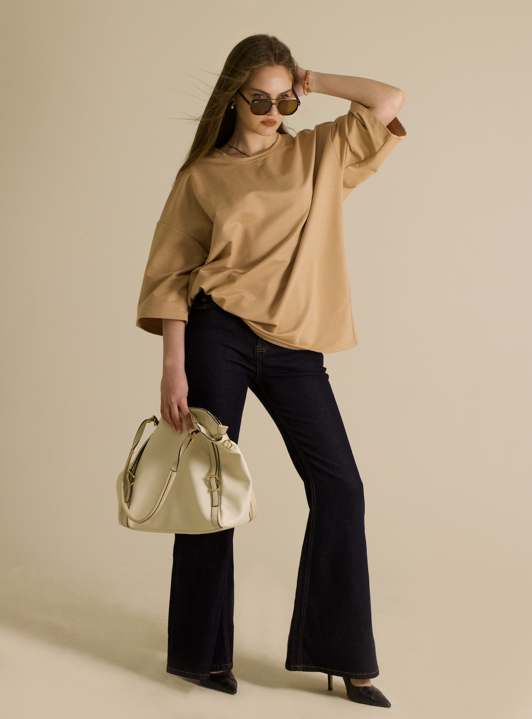Desert Sand Oversized T-Shirt